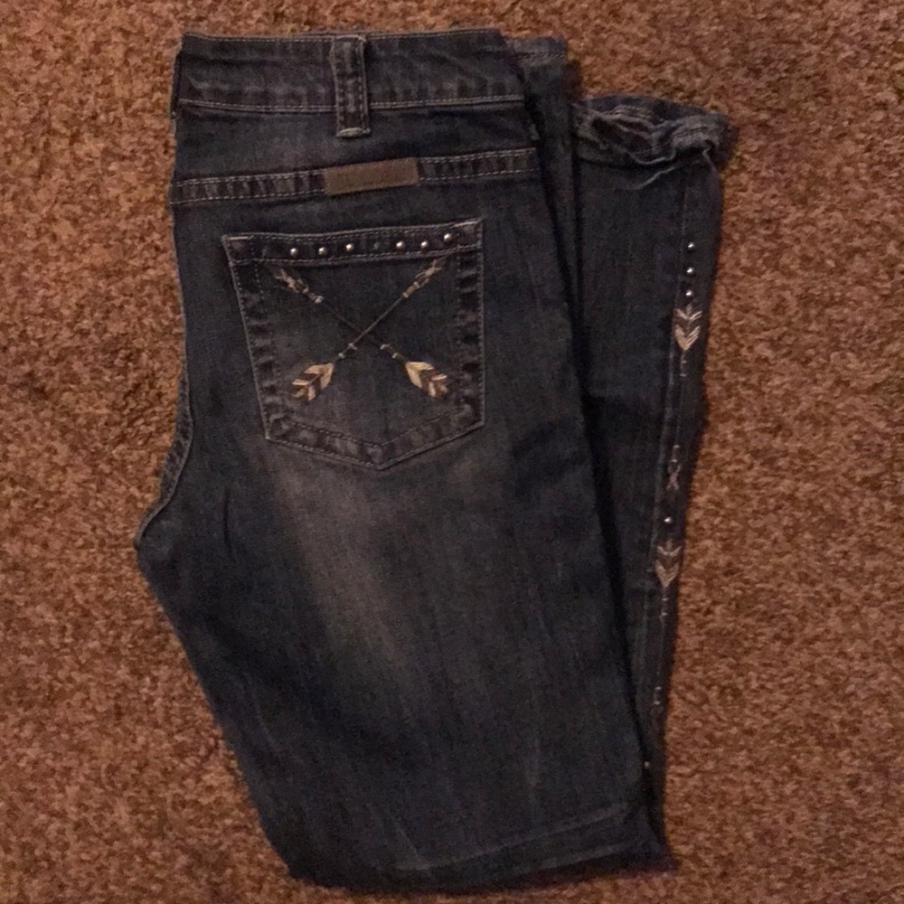 Cowgirl Tuff Straight Leg with Arrows